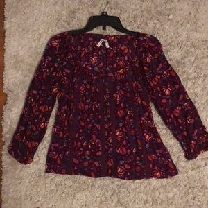 SALE Purple Floral Blouse